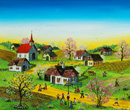 コワルスキー「春の村」