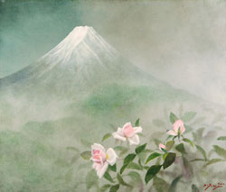 藤井勉 薫 富士 油彩10号 Arts Ship のむら画廊