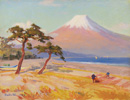 石井柏亭「富士山」